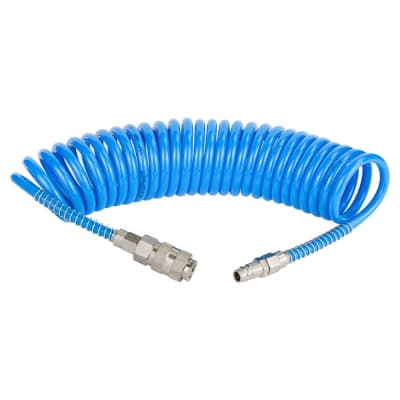 Пневматичний шланг Sigma спіральний поліуретановий (PU) 5м 5.5x8мм (7012011)