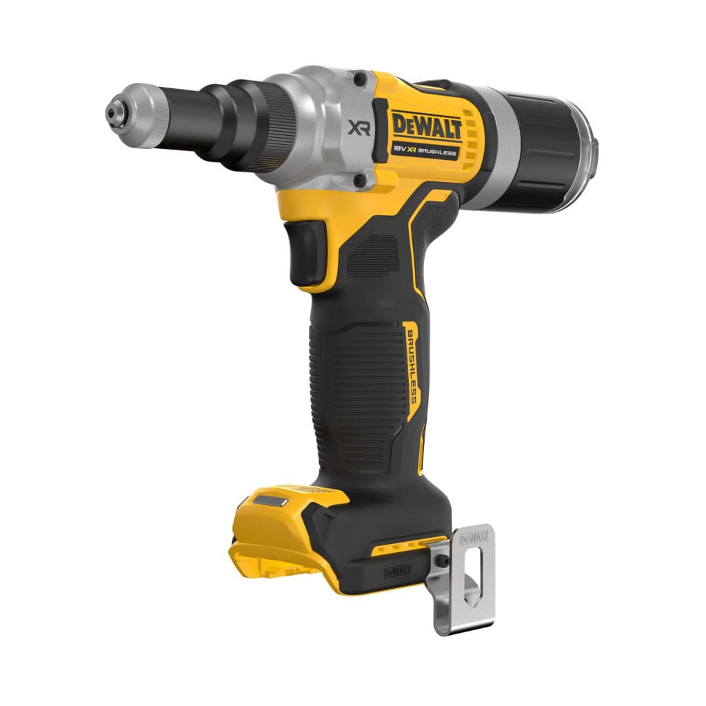 Заклепувальник DeWALT 18 В XR Li-Ion, 20 kN, d.закл.=4.8-6.4 мм (без АКБ та ЗП) (DCF414NT)