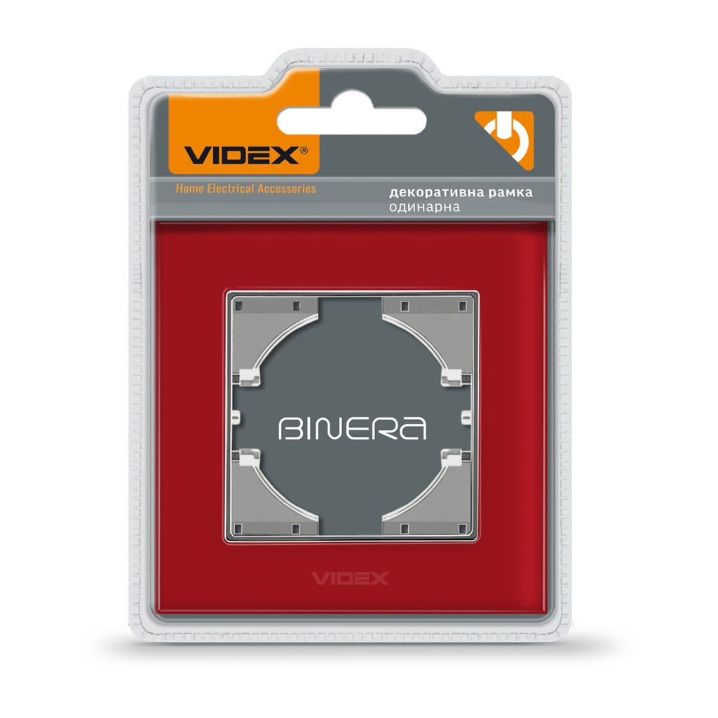 Рамка Videx VF-BNFRG1H-RD