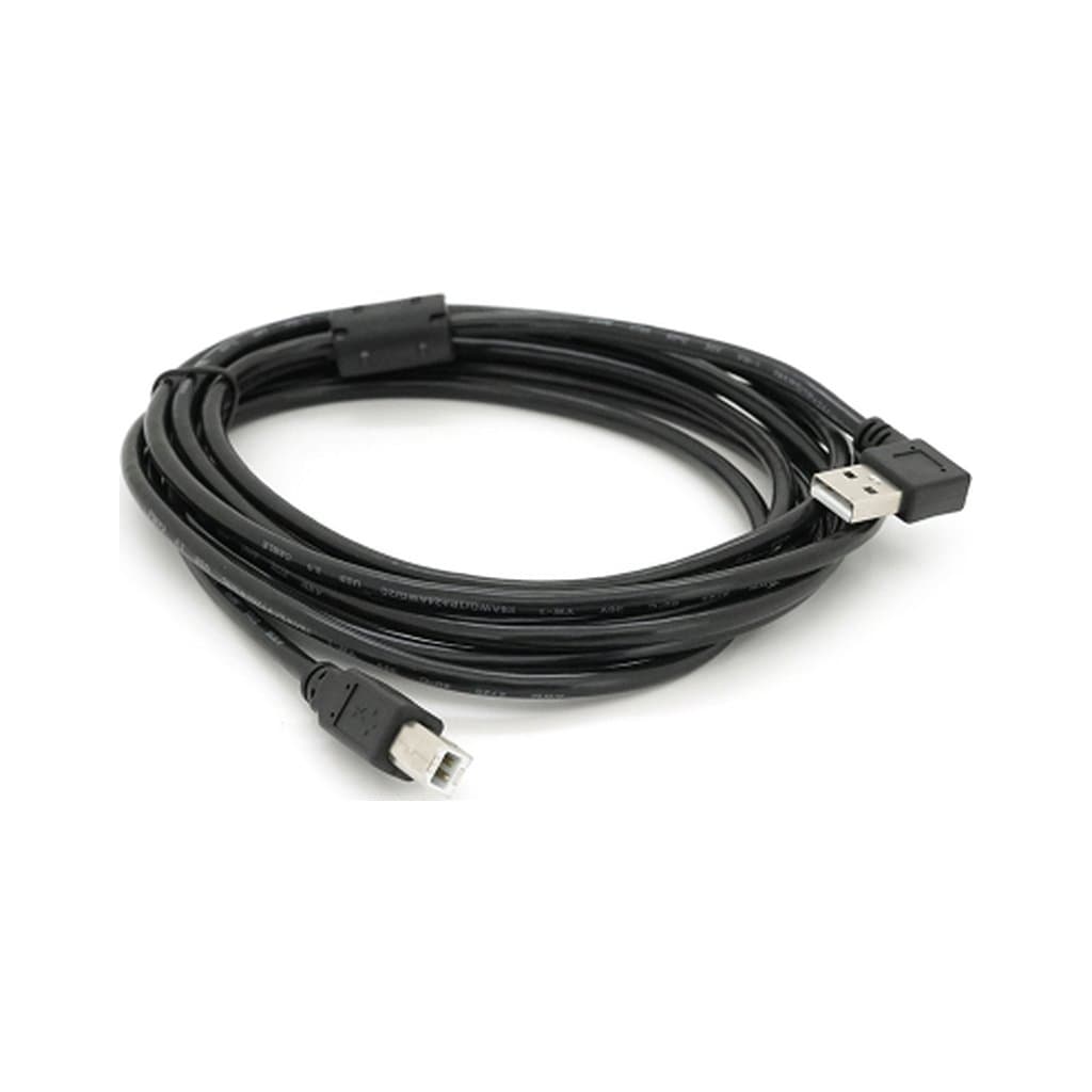 Кабель для принтера USB 2.0 AM/BM 2.0m 90° corner black Ritar (YT-AM/BM90°-2.0B)