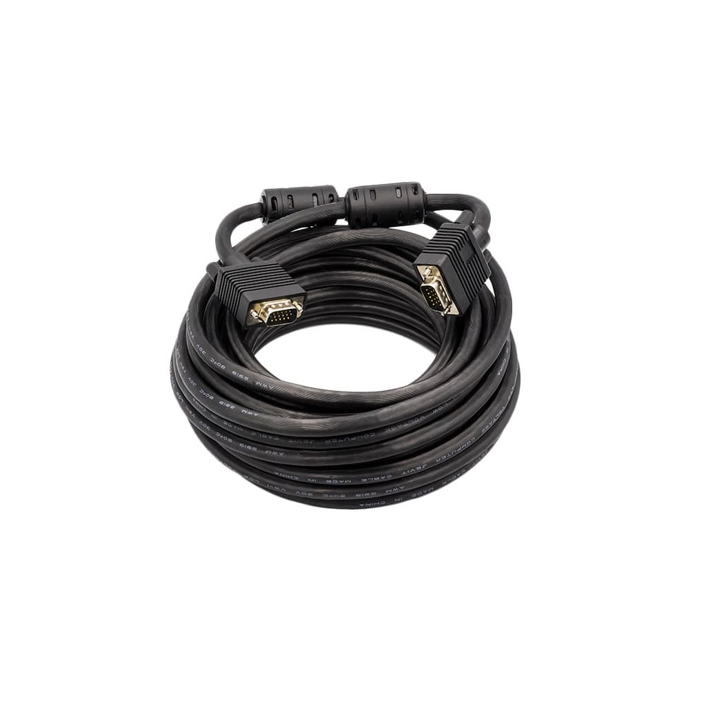 Кабель мультимедійний VGA M to VGA M 10.0m PowerPlant (CA911042)