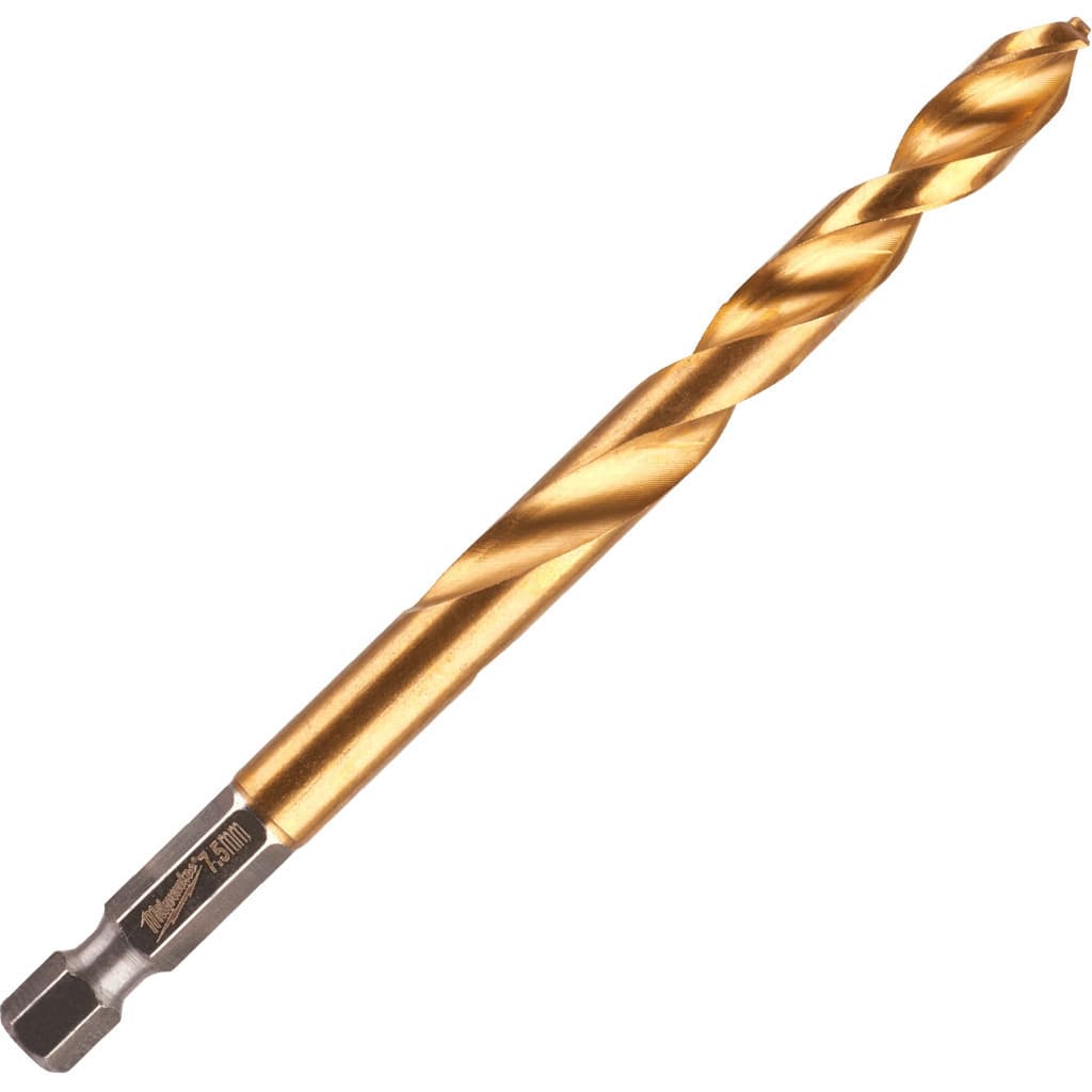 Свердло Milwaukee по металу RedHEX HSS-G TiN, 7,5 мм (48894718)