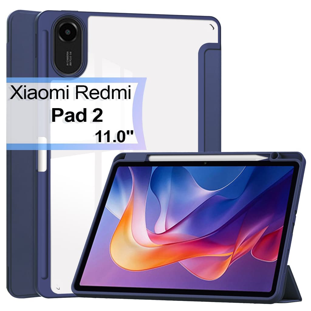 Чохол до планшета BeCover Soft Edge TPU Xiaomi Redmi Pad 2 11.0" Deep Blue (713657)