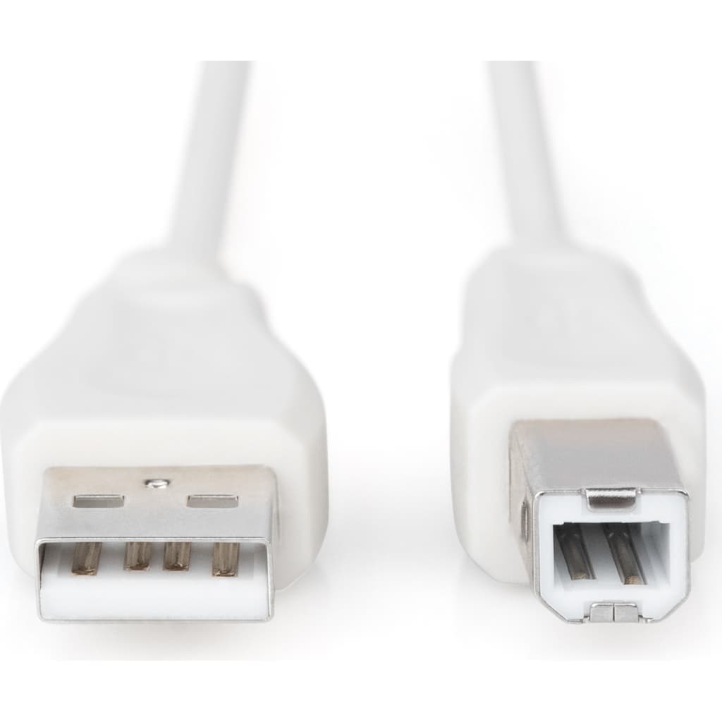 Кабель для принтера USB 2.0 AM/BM 1.8m Digitus (AK-300102-018-E)