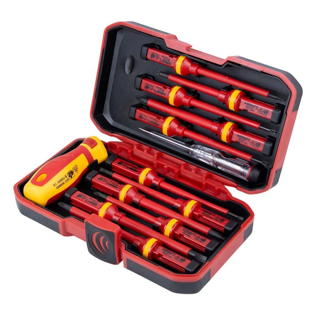 Набір викруток Sigma діелектричних 11шт + викрутка-індикатор 250В CrV (кейс) (4008411)