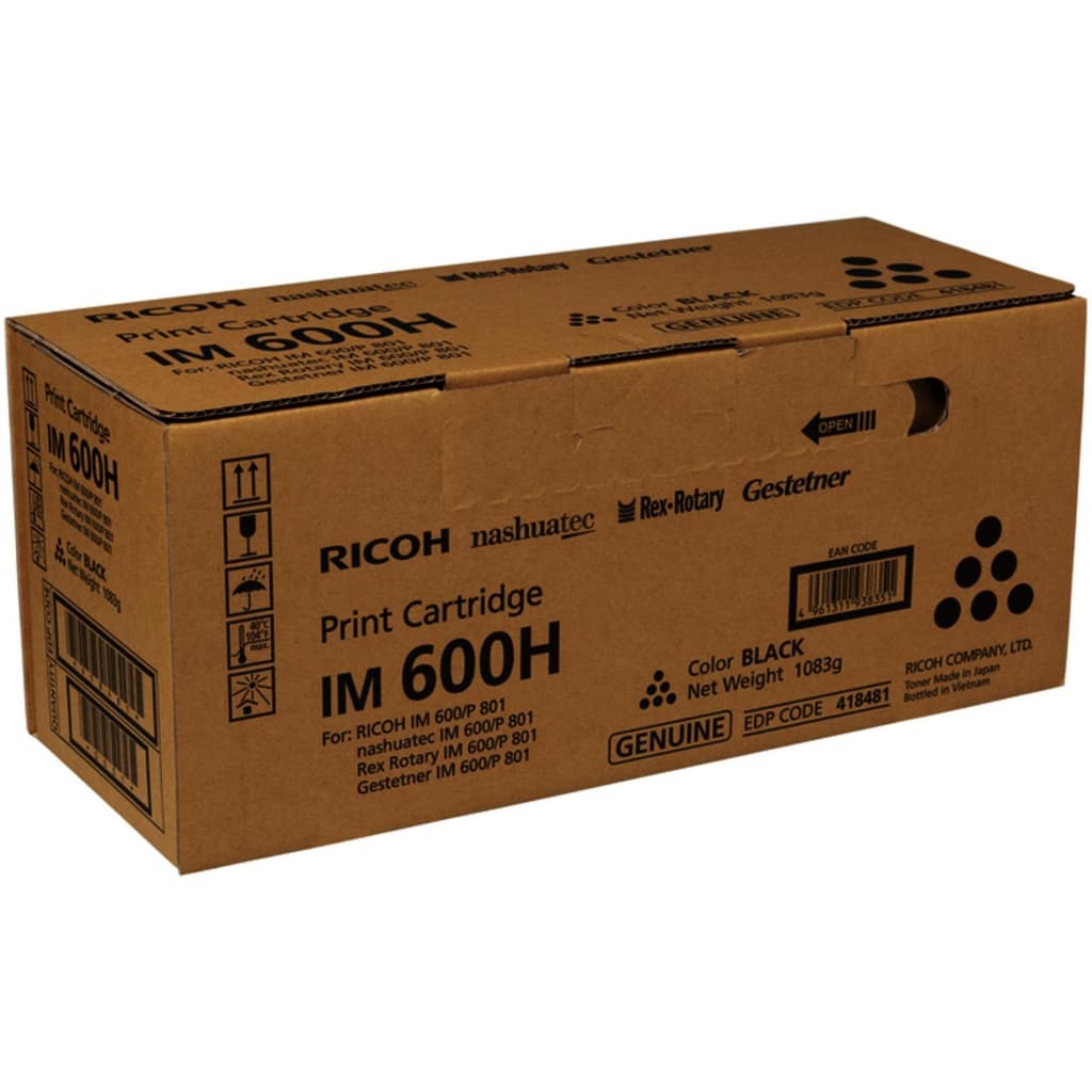 Тонер-картридж Ricoh IM 600 XL black (418481)