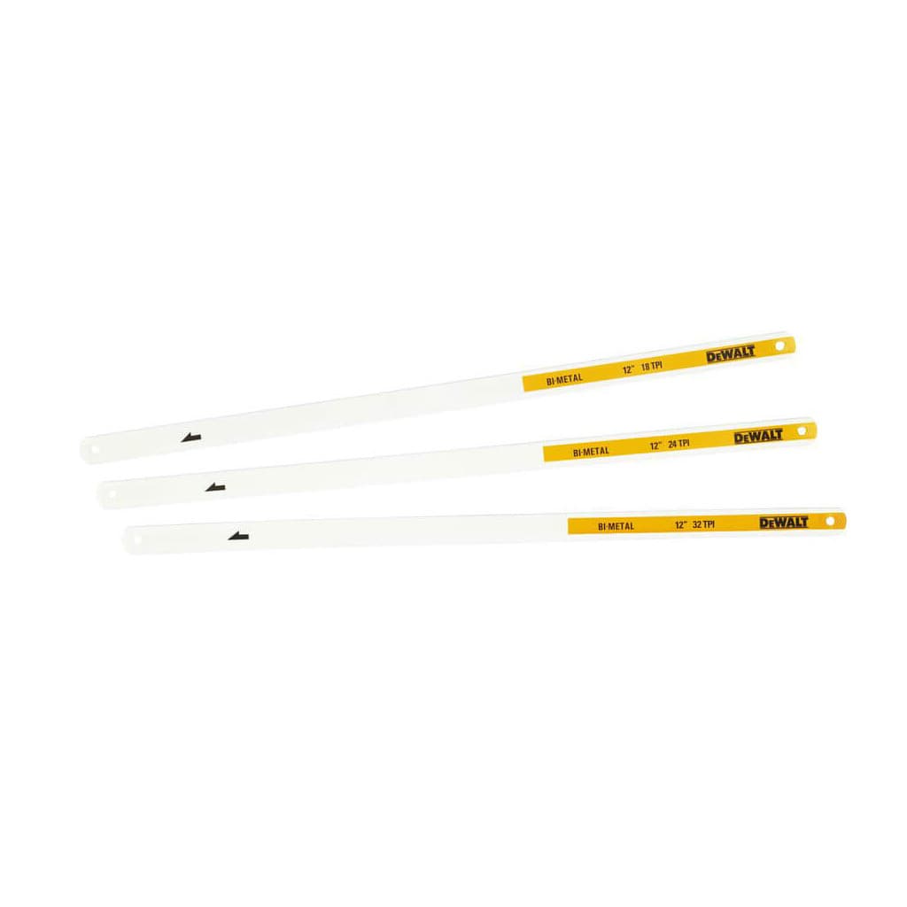 Полотно DeWALT по металу Bi-Metal, 300 мм, 3шт (32TPI, 24TPI, 18TP) (DWHT0-20558)