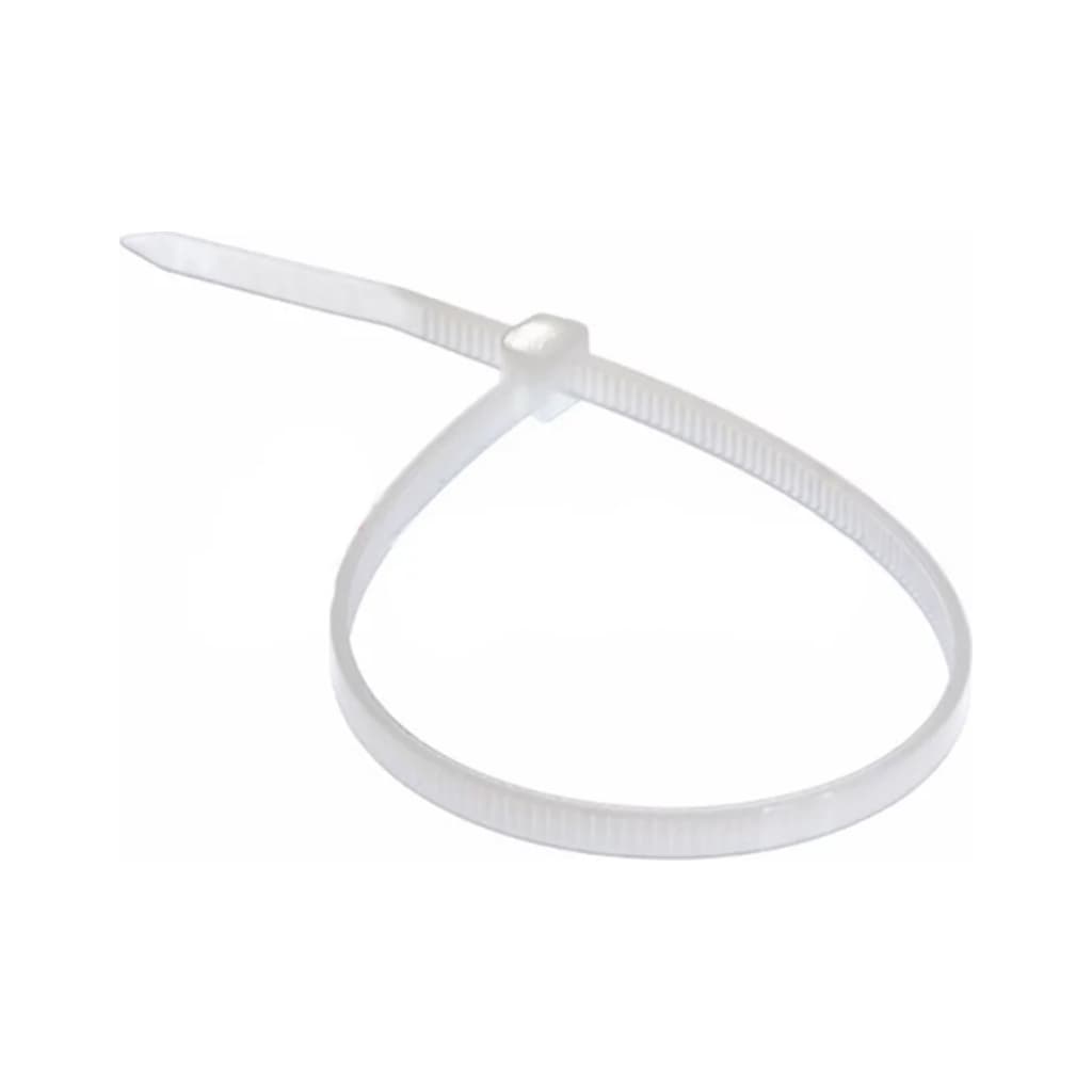 Стяжка 80мм/3.0мм, white, 100 шт APRO (CT-W380)