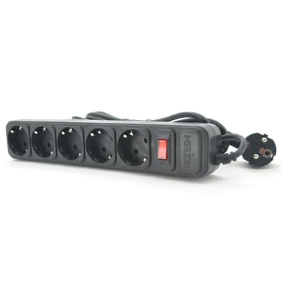 Мережевий фільтр живлення Merlion 5 розеток, 3м (B530)