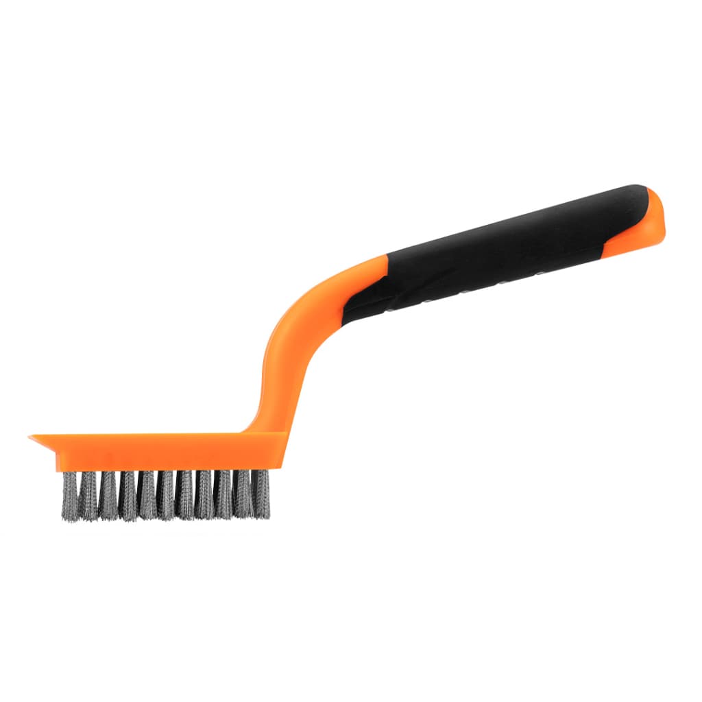 Щітка по металу Neo Tools 5х11 рядів, прямий дріт 0.3мм, 180мм, двокомпонентне руків'я (39-051)