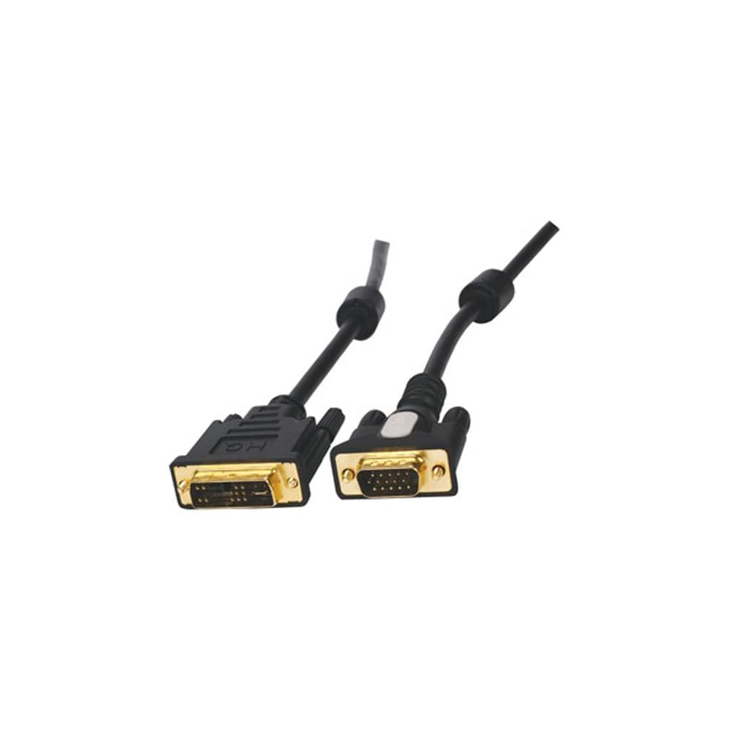 Кабель мультимедійний DVI M to VGA M 1.8m ferrite Atcom (16143)