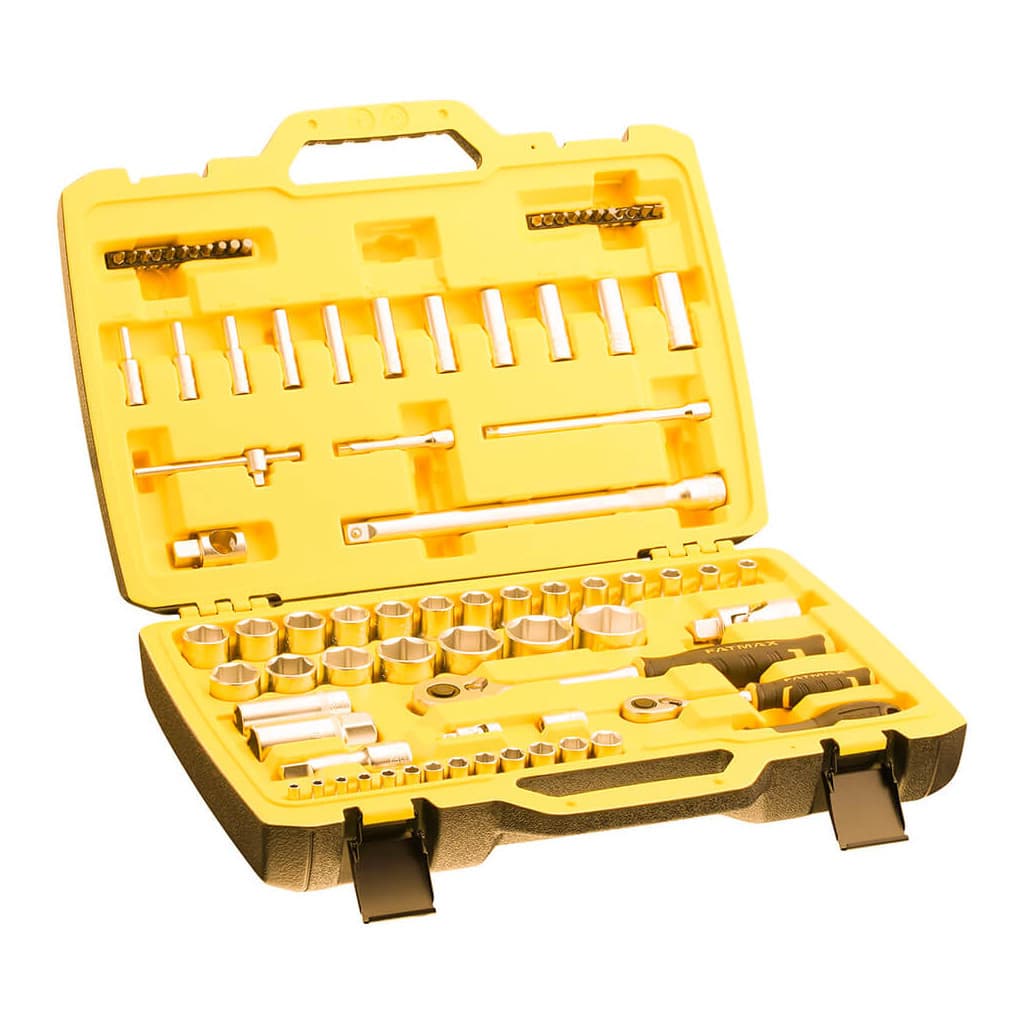 Набір інструментів Stanley FatMax Maxi-Drive торцевих 1/4", 1/2", 81 шт., кейс (FMMT82826-1)