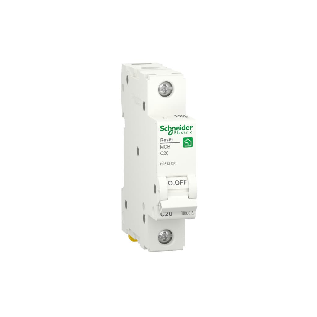 Автоматичний вимикач Schneider Electric RESI9 6kA 1P 20A C (R9F12120)