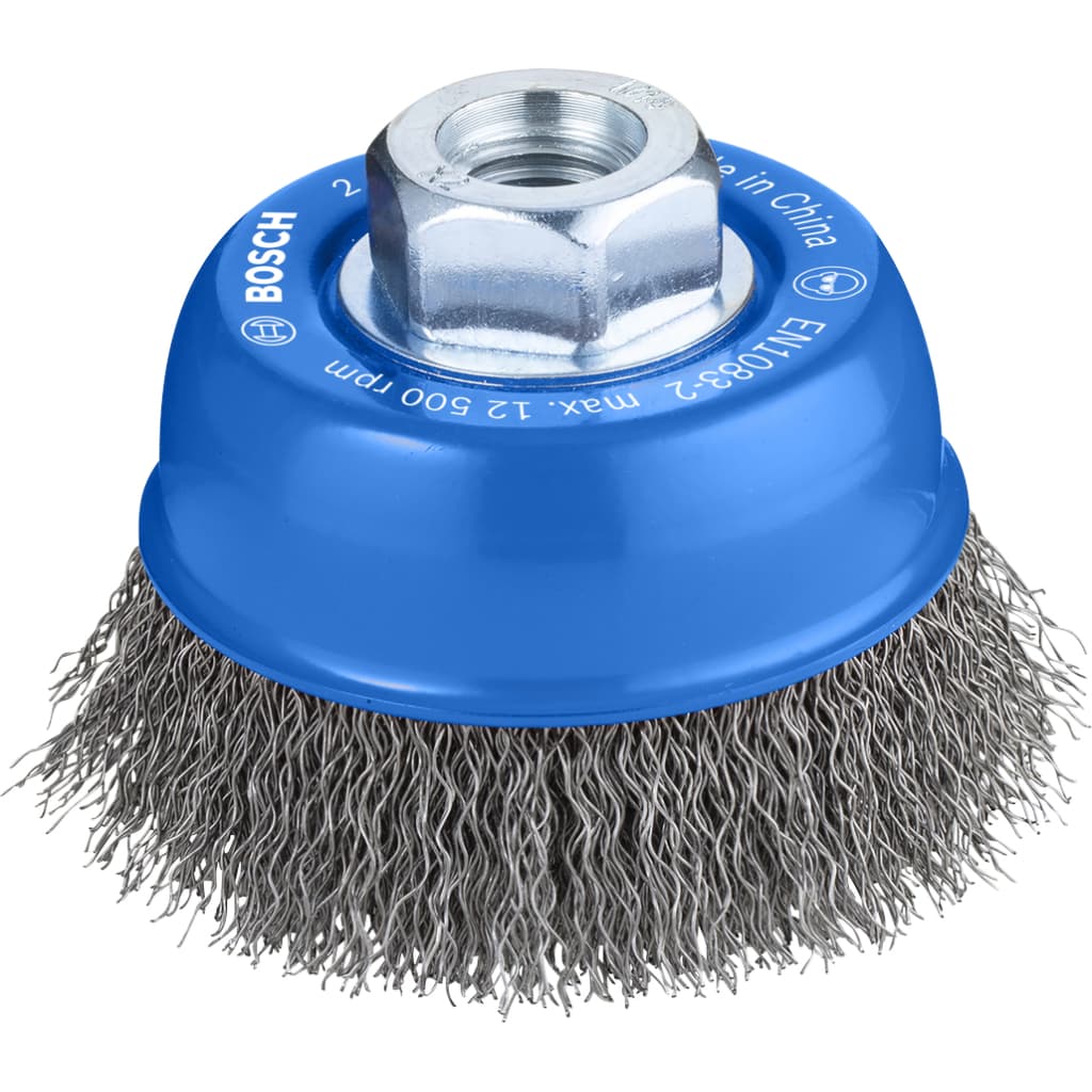 Щітка для електроінструменту Bosch Professional чашкова, кручена сталь, 70мм, 0.3мм, M14 (2.608.622.098)
