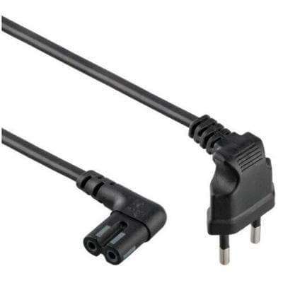 Кабель живлення C7 0.5m 0.5mm2 Merlion (PC-184/2 CEE7/16-C7 CU5)