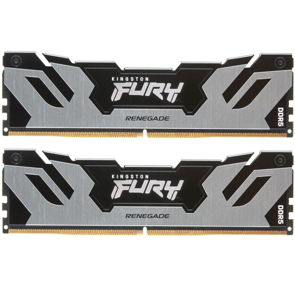 Модуль пам'яті для комп'ютера DDR5 96GB (2x48GB) 6000 MHz Renegade Silver XMP Kingston Fury (ex.HyperX) (KF560C32RSK2-96)