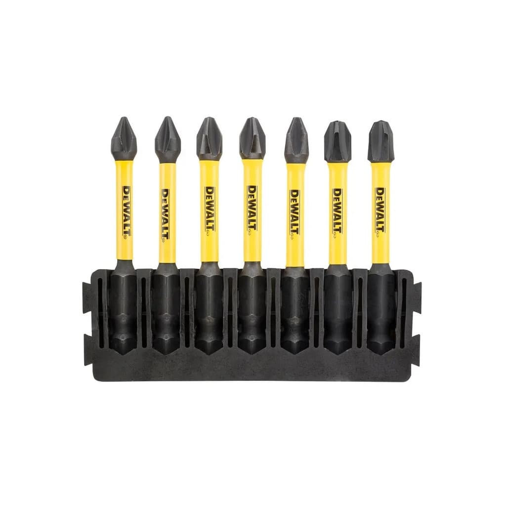 Набір біт DeWALT в касеті для Tough Case, FlexTorq, L=57 мм, Рh1-2шт, Рh2-3шт, Рh3-2шт. (DT70818)