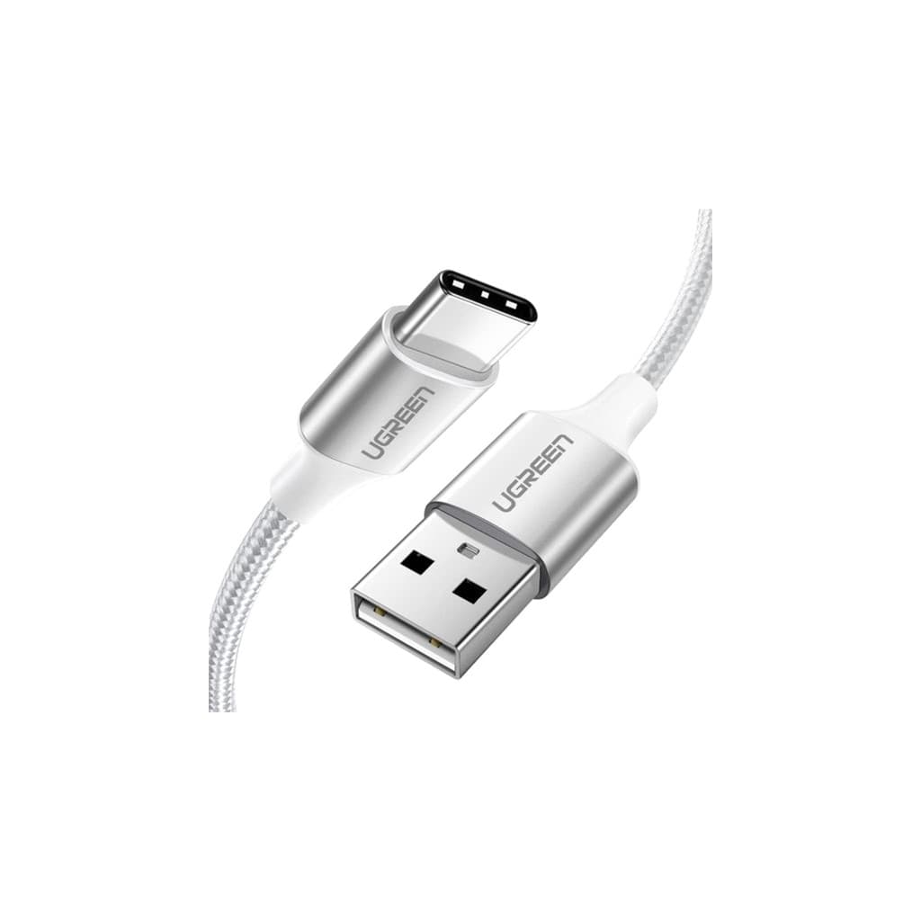 Дата кабель USB 2.0 AM to USB-C 3.0m 3.0A 18W US288 White Ugreen (60409)