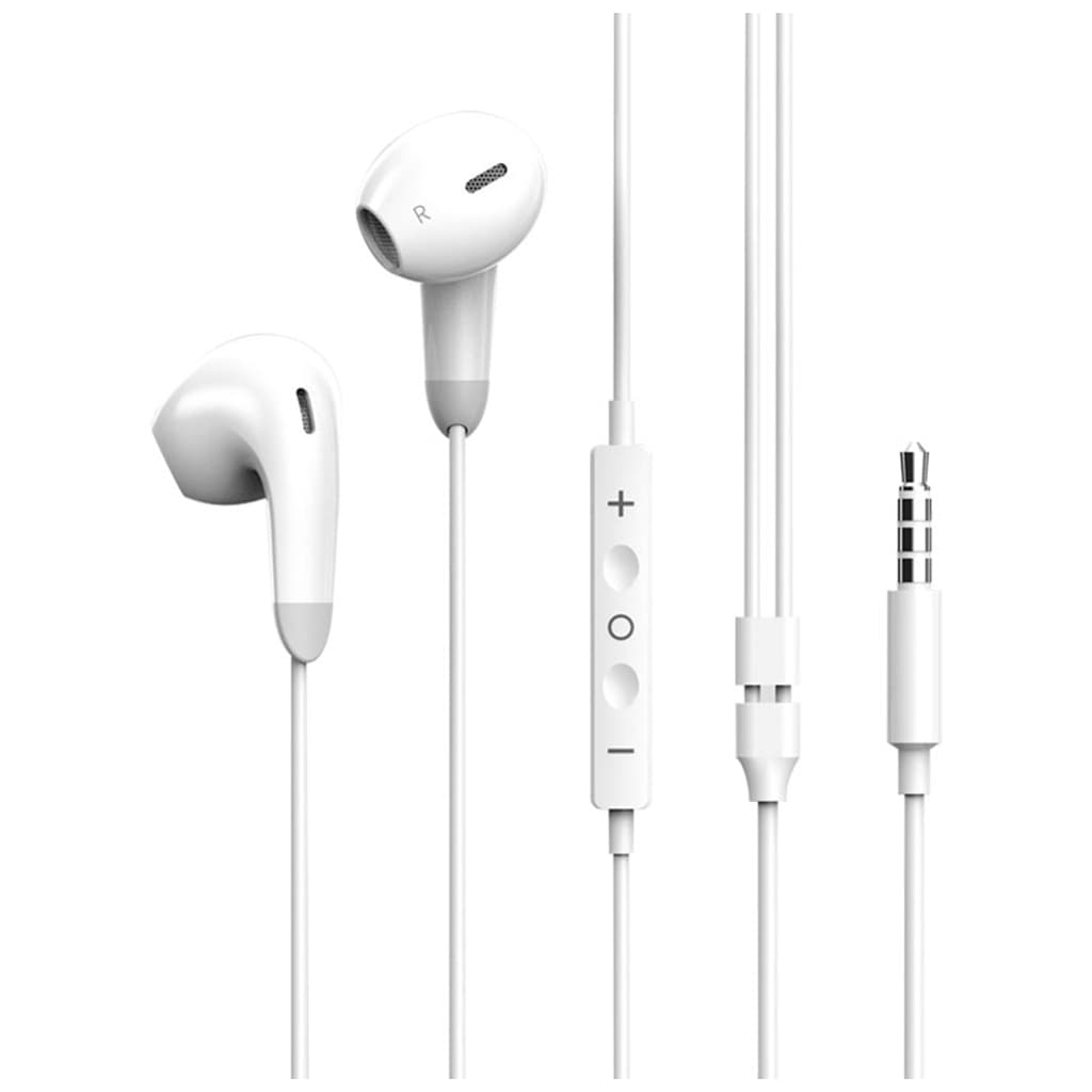 Навушники ColorWay 3.5 mm Wired Earphone Sound Wave White (CW-WD04WT)