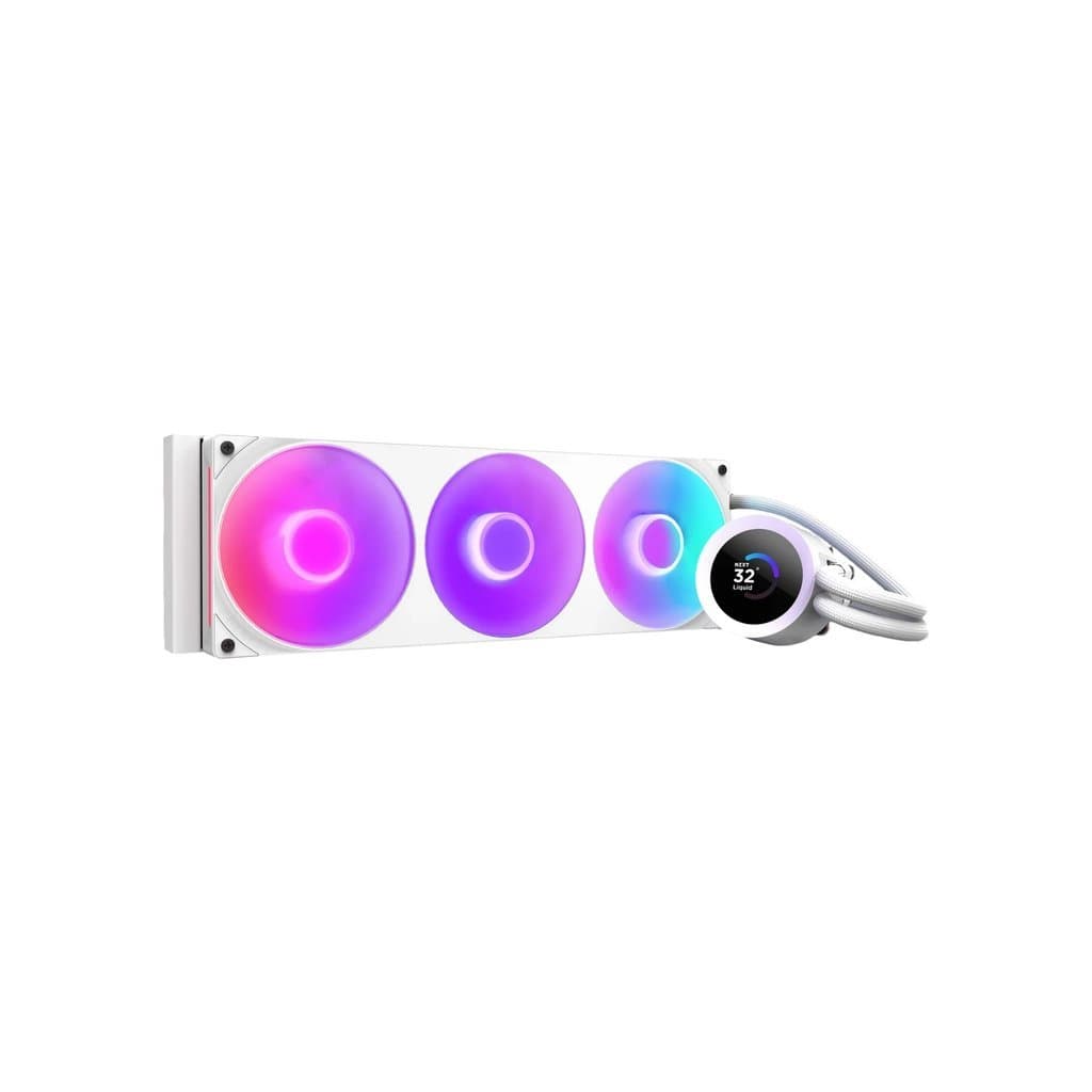 Система рідинного охолодження NZXT Kraken Plus RGB V2-360 mm AIO liquid cooler Wh (RL-KR360-W2)