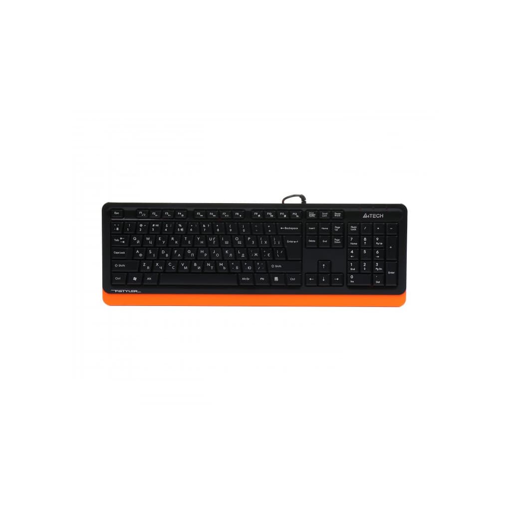 Клавіатура A4Tech FKS10 USB Orange (4711421963398)