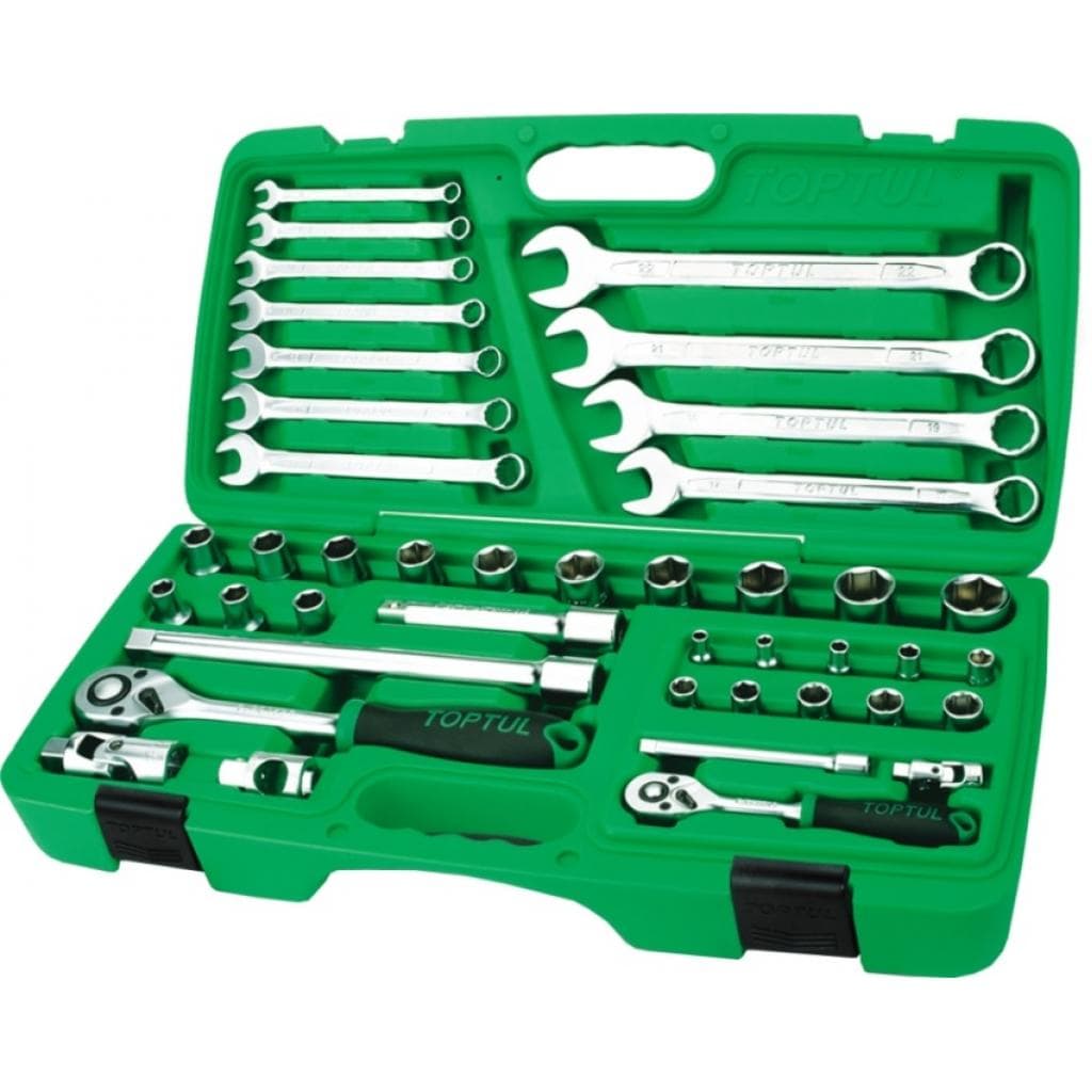 Набір інструментів Toptul для автомобіліста 1/2", 1/4" (GAAI4201)