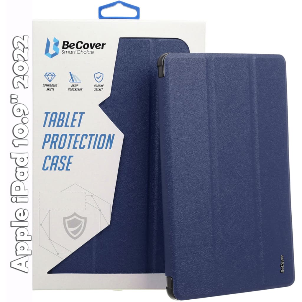 Чохол до планшета BeCover Smart Case Apple iPad 10.9" 2022/24/11" 2025 Deep Blue (709190)