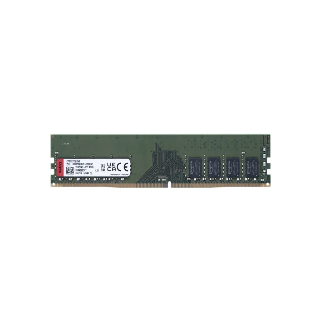 Модуль пам'яті для комп'ютера DDR4 8GB 3200 MHz Kingston (KVR32N22S8/8WP)