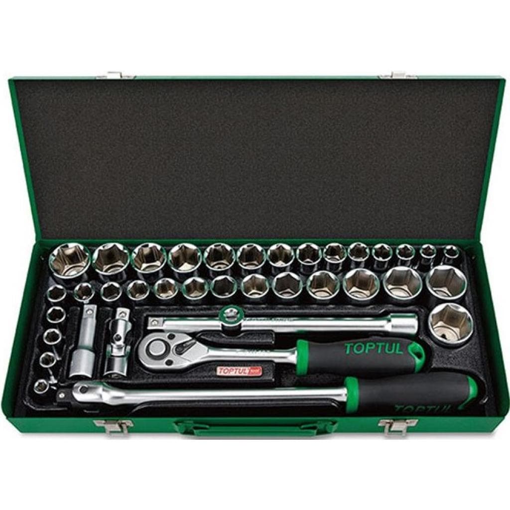Набір інструментів Toptul комбінований 1/2" 38од. (дюйм+метр.) (GCAD3803)