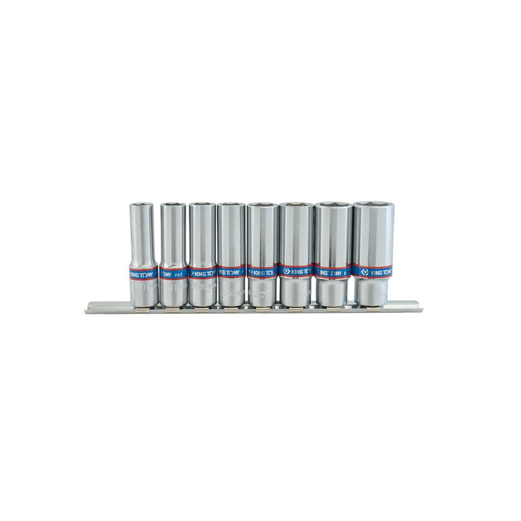 Набір торцевих головок KING TONY 3/8" 8 шт. 10-19 мм (3508MR10)