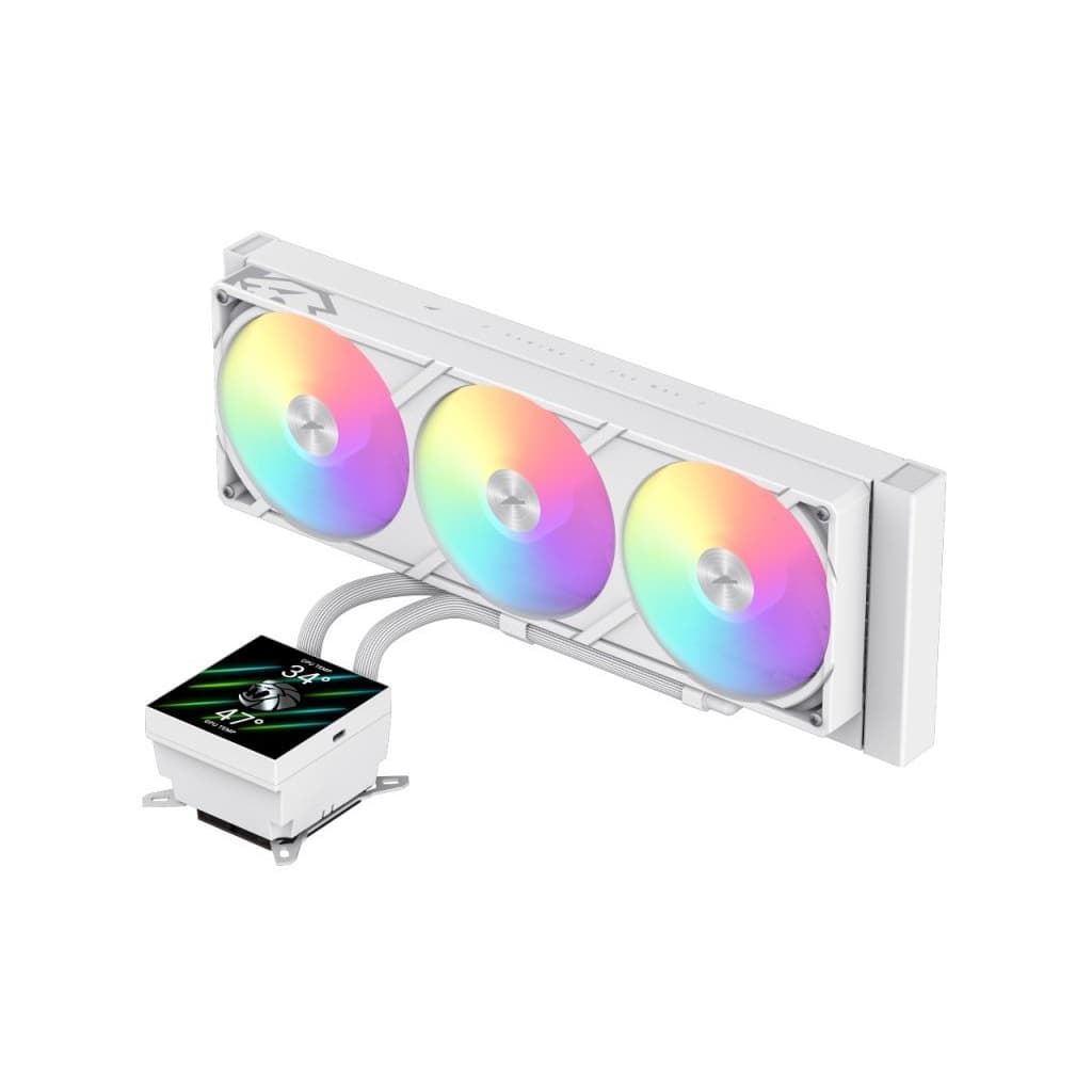 Система рідинного охолодження Gamemax GLACIER 360 LCD WH
