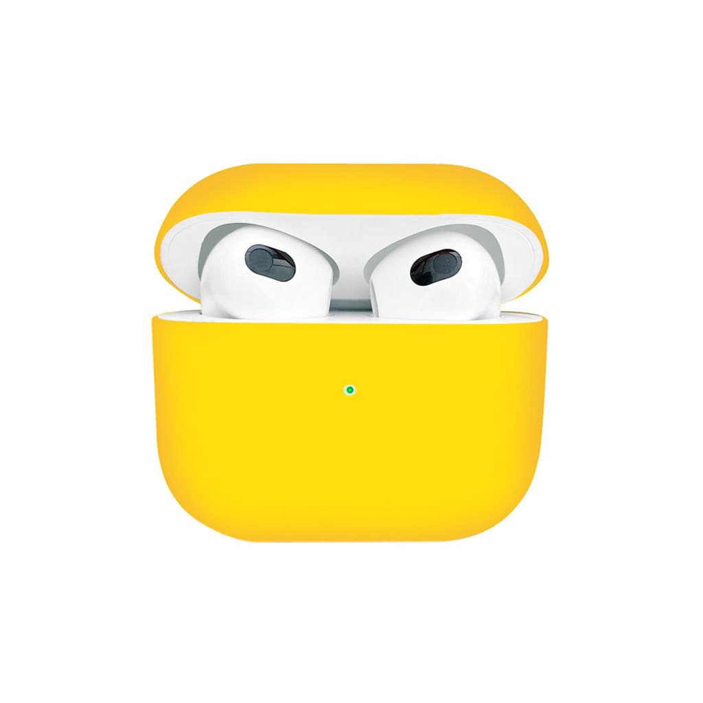 Чохол для навушників BeCover Silicon для Apple AirPods (3nd Gen) Yellow (707233)