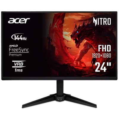 Монiтор Acer 23.8" Nitro QG241YP6bip (UM.QQ1EE.605) IPS Black 144Hz