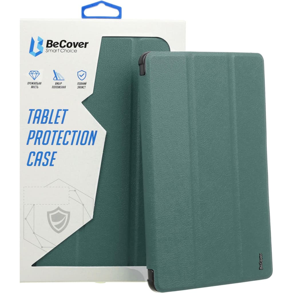 Чохол до планшета BeCover Tri Fold Soft TPU Silicone Apple iPad Air 13" M2/M3 (2024/2025) Dark Green (711470)
