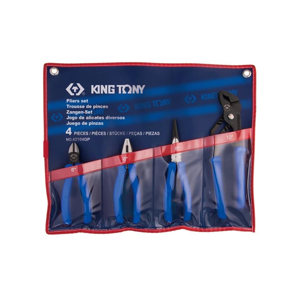 Набір інструментів KING TONY шарнірно-губцевих 4 шт. (42104GP)