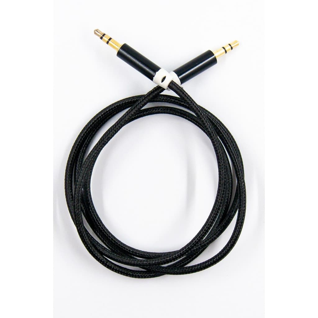 Кабель мультимедійний 3.5mm M to 3.5mm M 1.0m black Dengos (AUDIO-PLS-UG-BLACK)