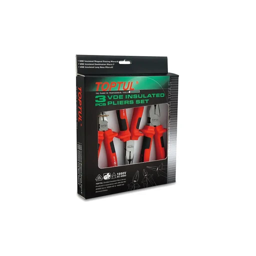 Набір інструментів Toptul діелектричні 1000V набір 3од. (GAAE0301)