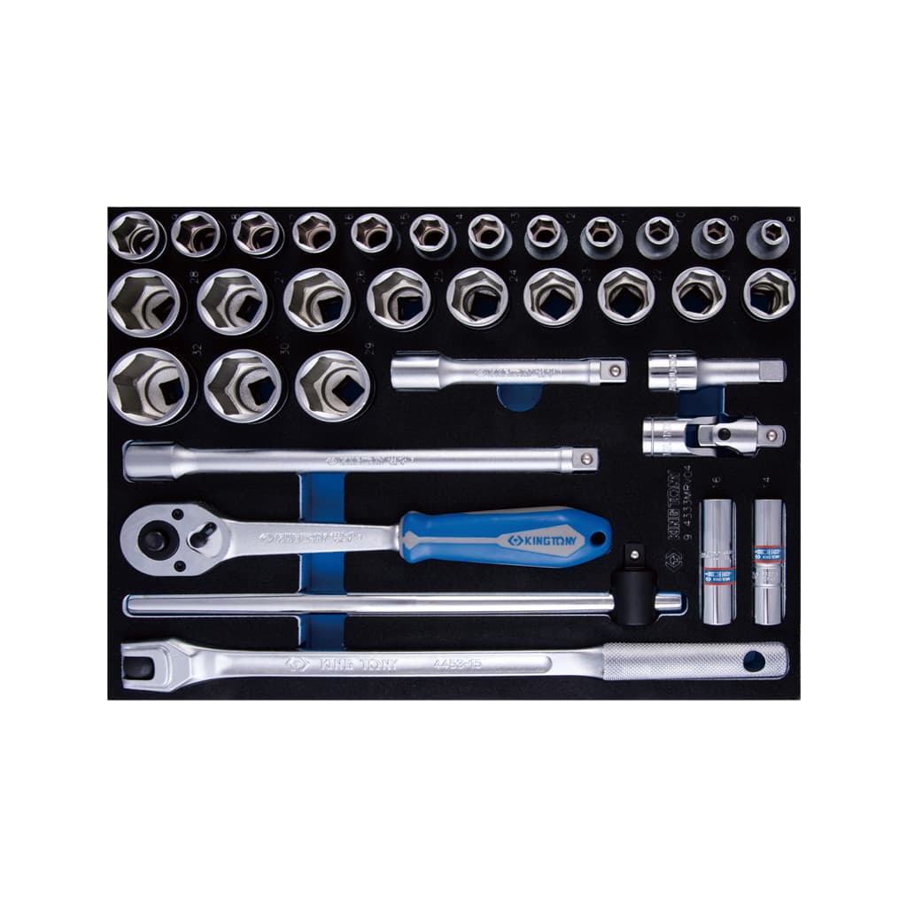Набір інструментів KING TONY 1/2" 33 шт. (9-4333MRV04)
