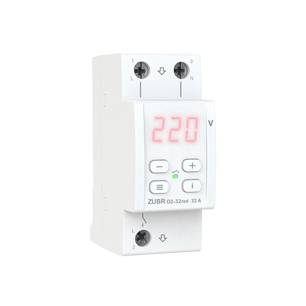 Реле напруги ZUBR D2-32 red (4820120222665)