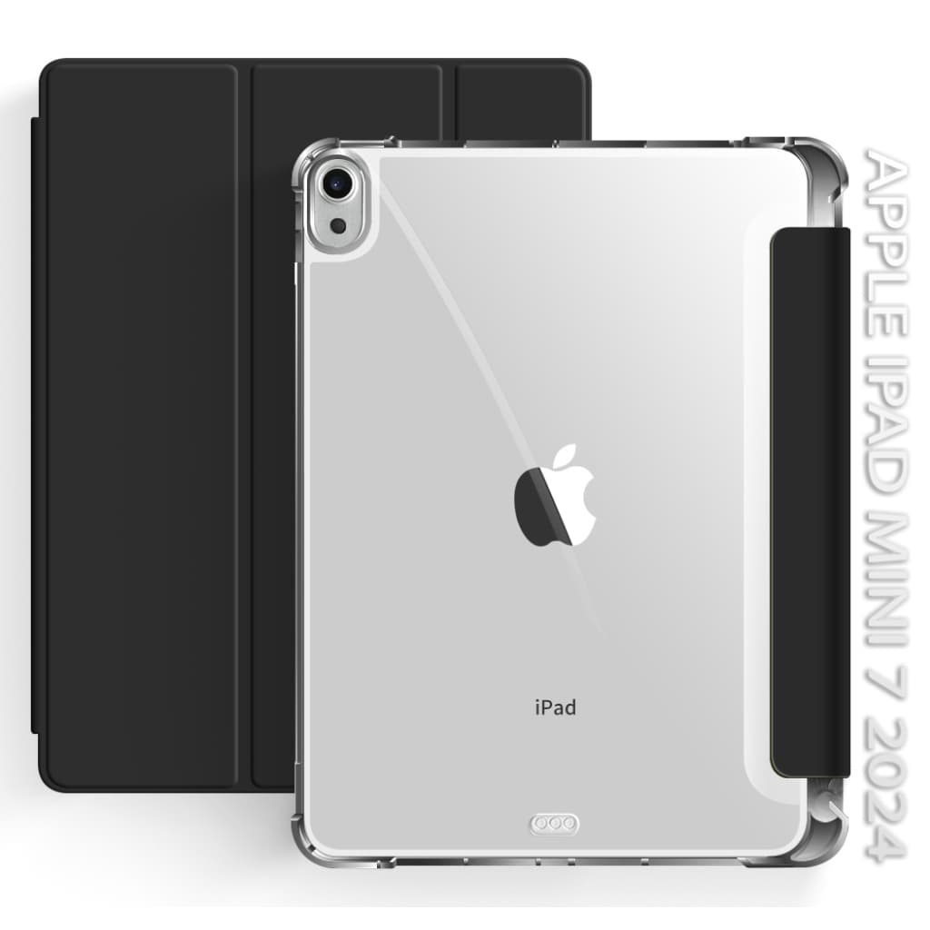 Чохол до планшета BeCover Soft Edge with Apple Pencil Holder iPad Mini 7 2024 Black (712465)