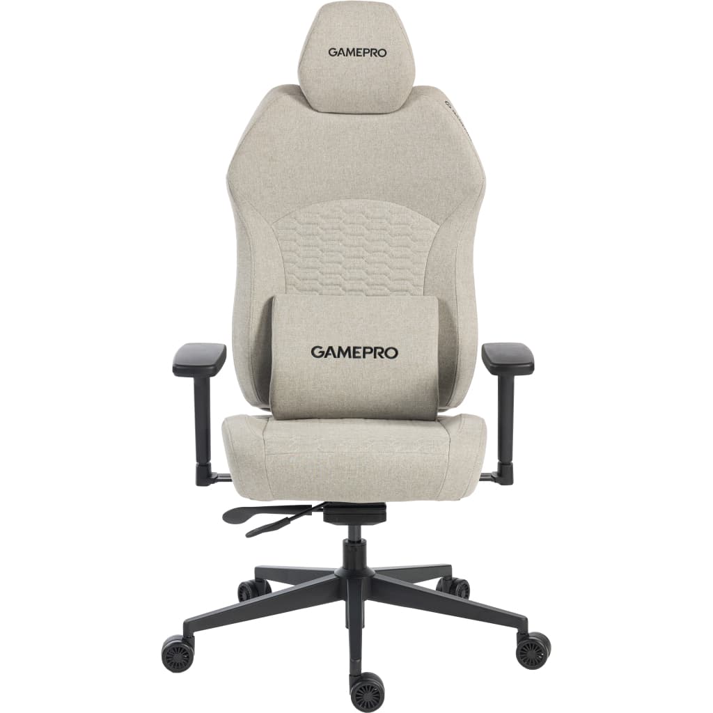 Крісло ігрове GamePro GC760LG Fabric Light Gray (GC760LG)