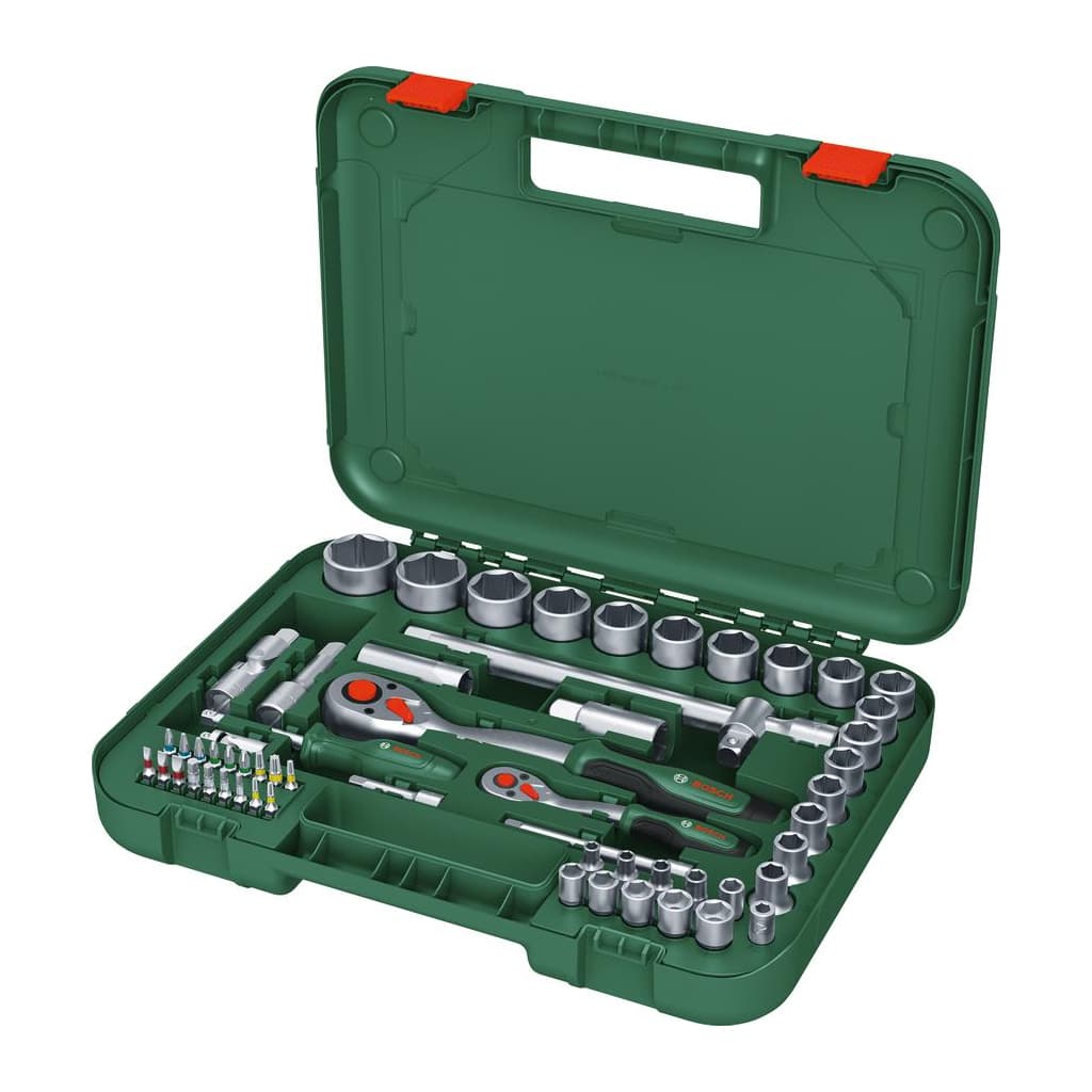 Набір інструментів Bosch з бітами та тріскачками, 1/2", 25 шт. (1.600.A02.Z9G)