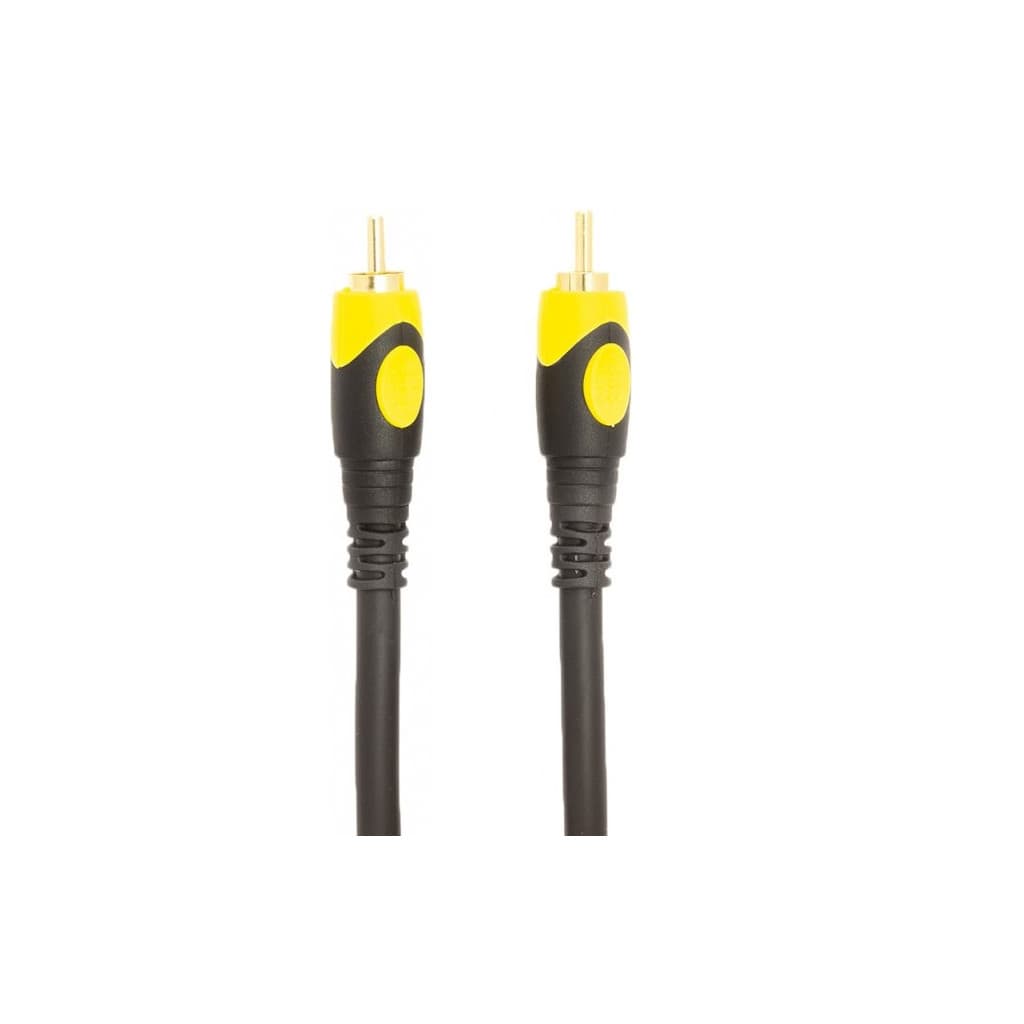 Кабель мультимедійний 1xRCA M to 1xRCA M 1.5m PowerPlant (CA911721)