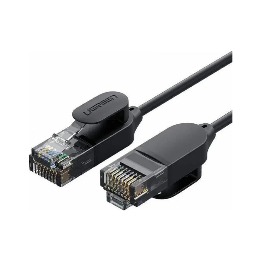 Патч-корд 3м, UTP cat 6 RJ-45 COPPER black Ugreen (U_70653)