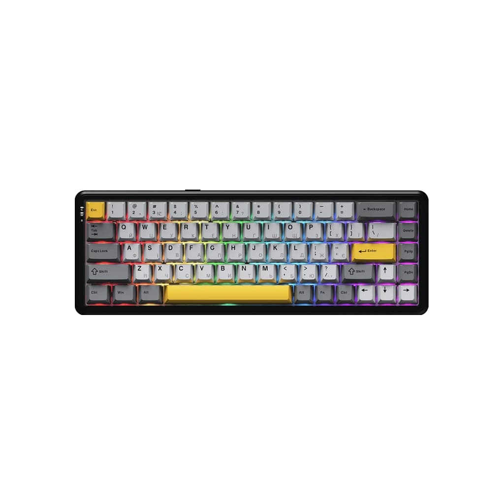 Клавіатура Ajazz AK680 MAX (8+8K) Magnetic Switch RGB Wireless/Bluetooth/USB Black (AK680-M-BGY-A)