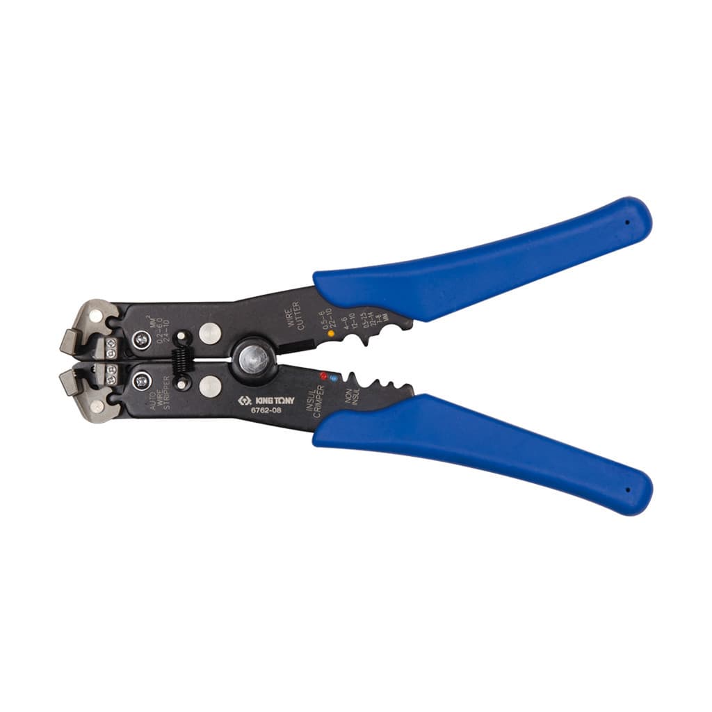 Знімач ізоляції KING TONY для зачистки, різки та обжима (6762-08)