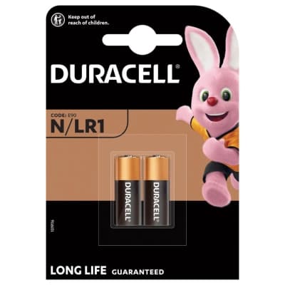 Батарейка Duracell N 1.5V лужна, LR1/E90/4001/AM5/MN9100 2 шт. в упаковці (5007465)