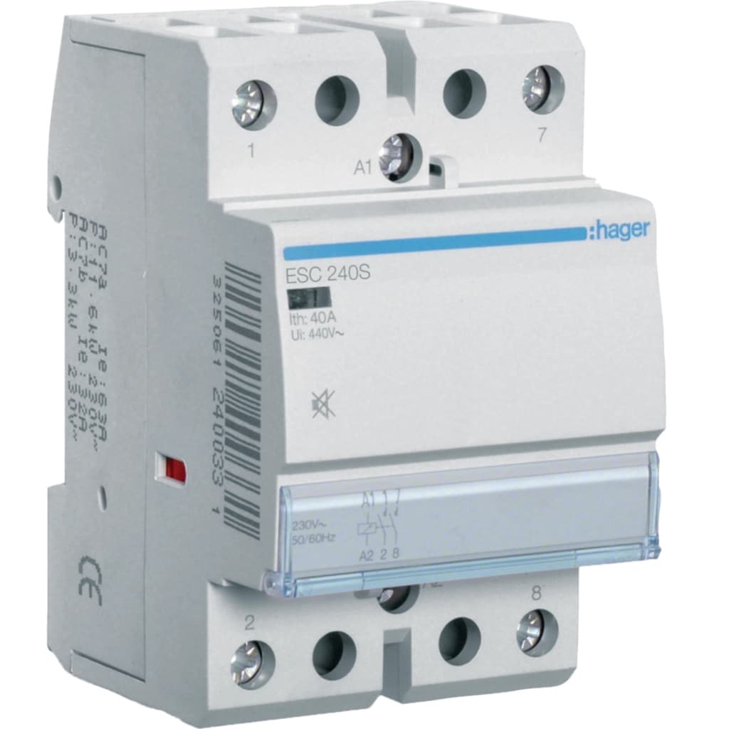 Автоматичний вимикач Hager 40 A 230V 2NO (B) (ESC240S)