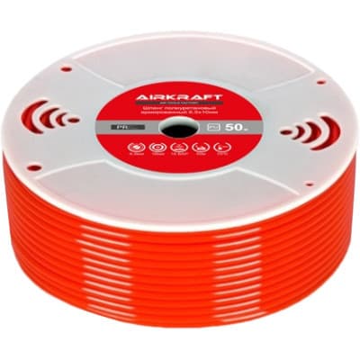 Пневматичний шланг Airkraft поліуретановий армований 50м 10*14мм у бухті (PR14)