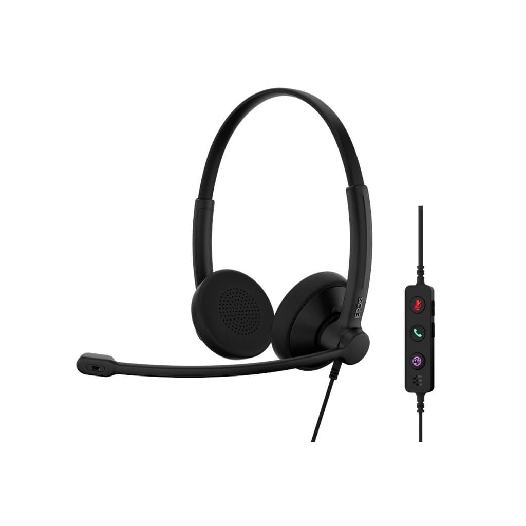 Навушники Epos Impact 100 MS Stereo USB-C+A Black (1001421)